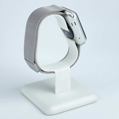 Ремешок на Apple watch 38/40/41mm Milanese Loop Band Silver 